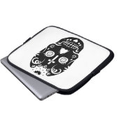 Zuckerschädel Laptopschutzhülle (Vorne Knopf)