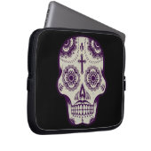 Zuckerschädel Laptopschutzhülle (Vorne Rechts)