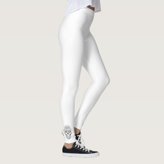 Zuckerschädel Leggings (Rechts)