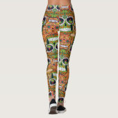 Zuckerschädel Leggings (Rückseite)