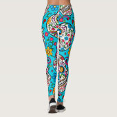 Zuckerschädel Leggings (Rückseite)