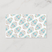 Zuckerschädel Lula Mode-Einzelhändler-Visitenkarte Visitenkarte (Rückseite)