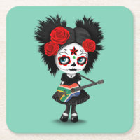 Zuckerschädel-Mädchen, das südafrikanische