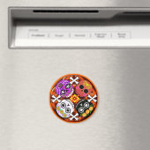 Zuckerschädel Magnet (In Situ (Geschirrspüler))