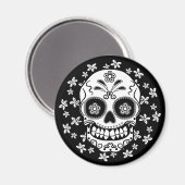 Zuckerschädel Magnet (Vorderseite/Rückseite)