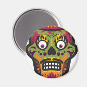 Zuckerschädel Magnet (Vorderseite/Rückseite)