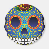 Zuckerschädel Magnet (Vorne)