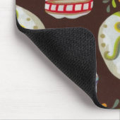 Zuckerschädel-Mausunterlage Mousepad (Ecke)