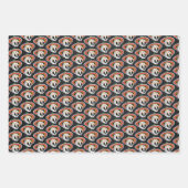 Zuckerschädel mit Sombrero Geschenkpapier Set (Vorderseite)