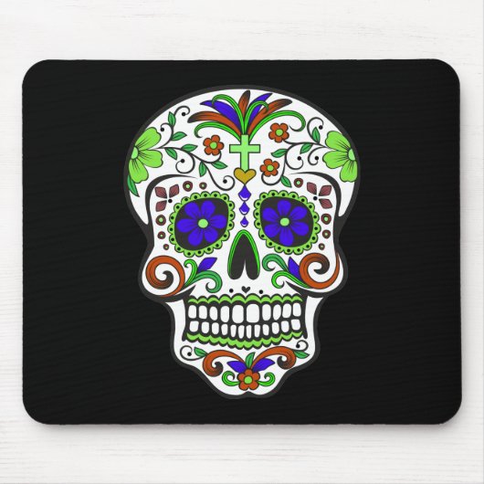 Zuckerschädel Mousepad (Vorne)