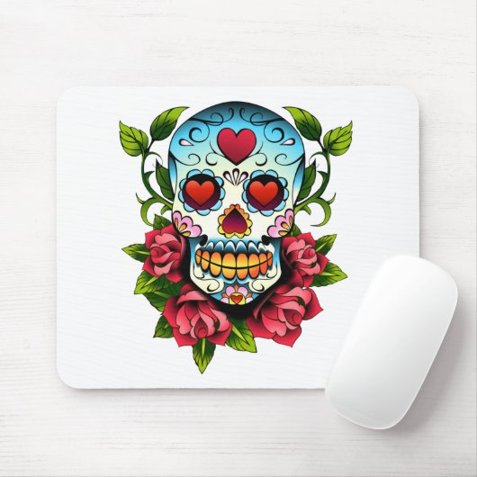 Zuckerschädel Mousepad (Mit Mouse)