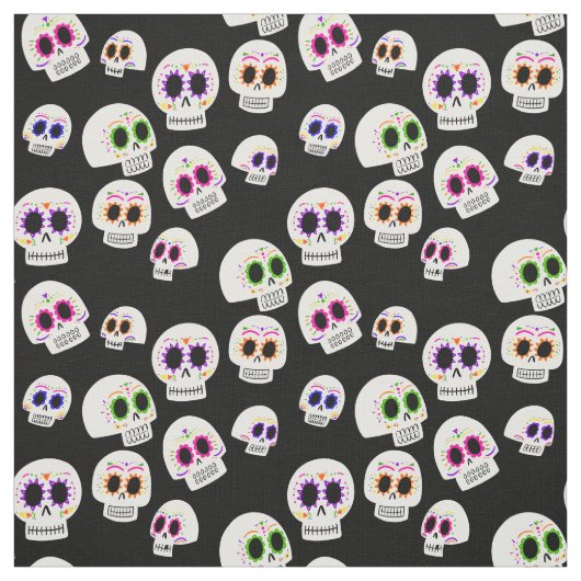 Zuckerschädel-Muster-Gewebe Stoff (Muster)