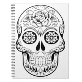 Zuckerschädel Notizblock (Vorderseite)