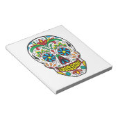 Zuckerschädel Notizblock (angewinkelt)