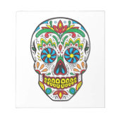 Zuckerschädel Notizblock (Vorderseite)