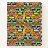 Zuckerschädel Notizblock (Rückseite)