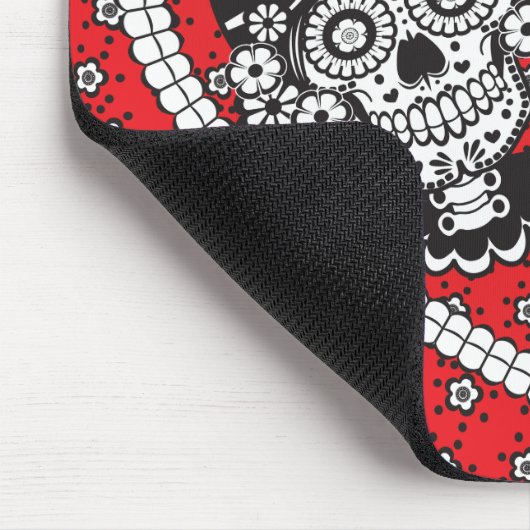 Zuckerschädel-Paare Mousepad (Ecke)