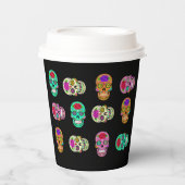 Zuckerschädel Pappbecher (Vorderseite)