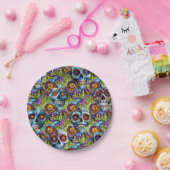 Zuckerschädel Pappteller (Party)