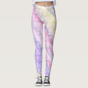 Zuckerschädel-Pastell-Leggings Leggings