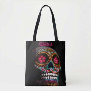 Zuckerschädel Personalisiert Tasche