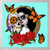 Zuckerschädel Poster (Vorne)