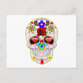 Zuckerschädel Postkarte (Vorderseite)