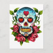 Zuckerschädel Postkarte (Vorderseite)