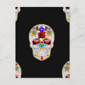 Zuckerschädel Postkarte (Vorderseite)