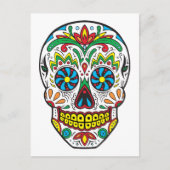 Zuckerschädel Postkarte (Vorderseite)