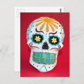 Zuckerschädel Postkarte (Vorne/Hinten)