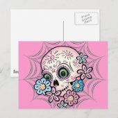 Zuckerschädel Postkarte (Vorne/Hinten)