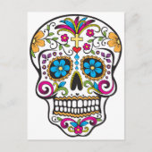 Zuckerschädel Postkarte (Vorderseite)