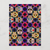 Zuckerschädel Postkarte (Vorderseite)