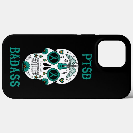 Zuckerschädel...PTSD Case-Mate iPhone Hülle (Rückseite (Horizontal))