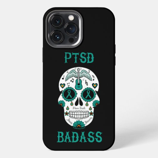 Zuckerschädel...PTSD iPhone Hülle (Rückseite)