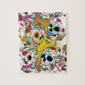 Zuckerschädel Puzzle (Vertikal)