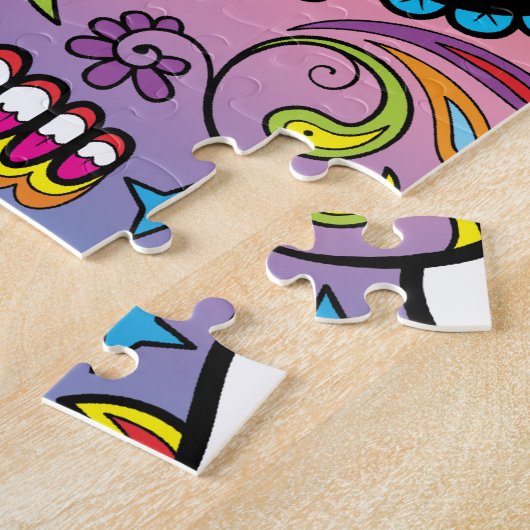 Zuckerschädel Puzzle (Seite)