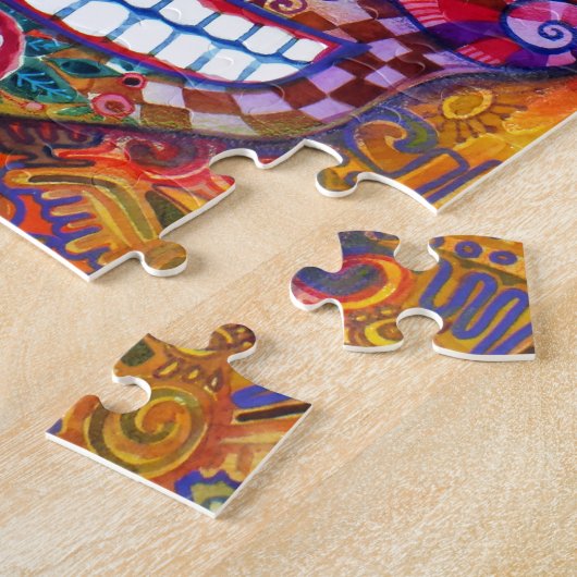 Zuckerschädel Puzzle (Seite)