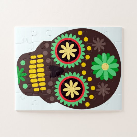 Zuckerschädel Puzzle (Horizontal)