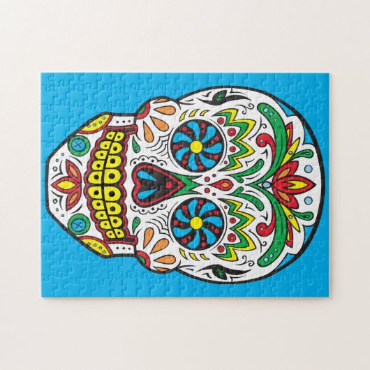 Zuckerschädel Puzzle (Horizontal)