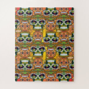 Zuckerschädel Puzzle