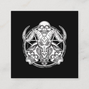 Zuckerschädel Quadratische Visitenkarte