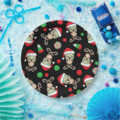 Zuckerschädel Sankt Pappteller (Party)