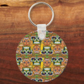 Zuckerschädel Schlüsselanhänger (Vorderseite)