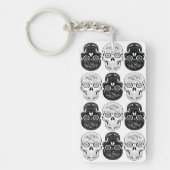 Zuckerschädel-Schlüsselanhänger BESONDERS Schlüsselanhänger (Vorderseite)