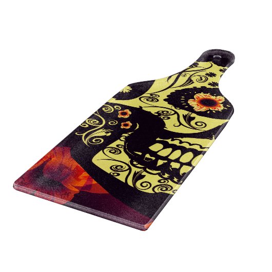 Zuckerschädel Schneidebrett (Ecke)