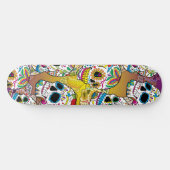 Zuckerschädel Skateboard (Horizontal)