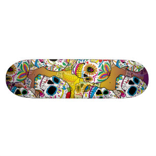 Zuckerschädel Skateboard