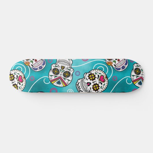 Zuckerschädel Skateboard (Horizontal)